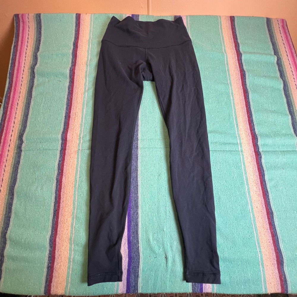 Lululemon Align Leggings Womens 4 Black High Rise 28 Inseam Nulu Yoga Pants